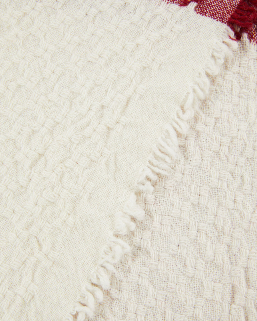 Fimon Check plaid in misto lana
