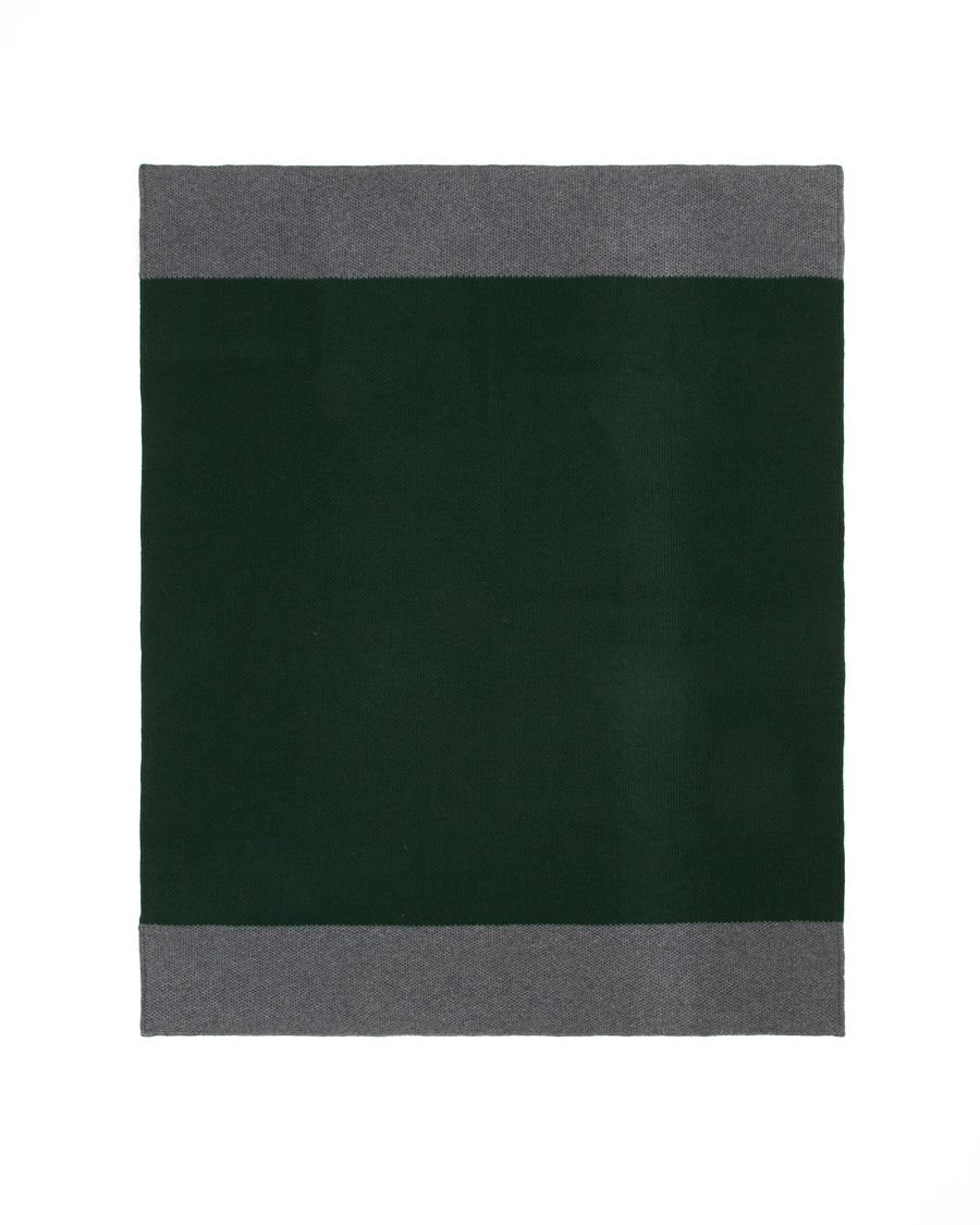 Marmolada plaid in misto cashmere - 130x160 cm - 51"x63" in / Verde (101164-103-0005)