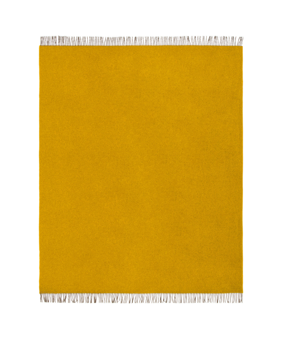 Everest color plaid in puro cashmere - 130x180 cm - 51"x70" in / Oro (4772024004239)