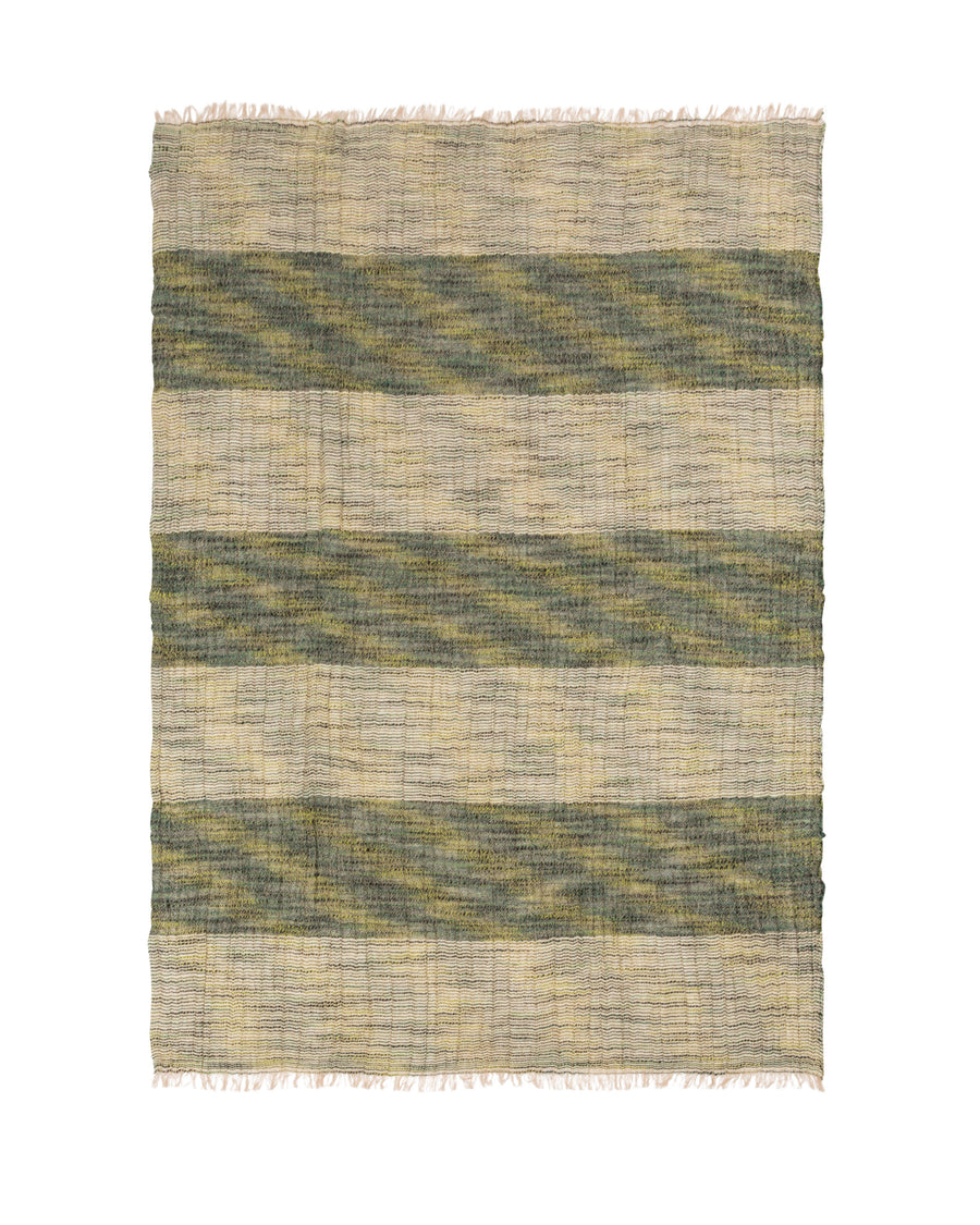 Filigrana plaid in misto lana - 130x180 cm - 51"x70" in / Verde (4772024018182)