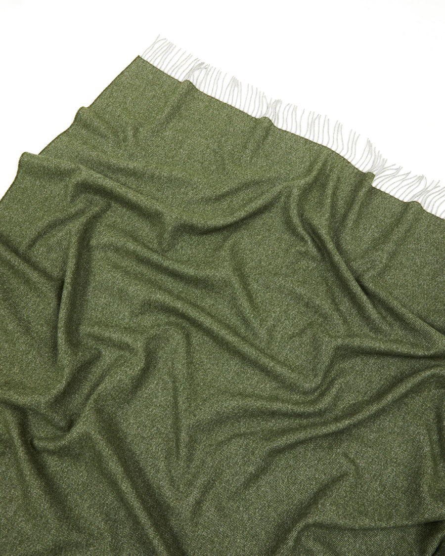 Cassiopea plaid in misto cashmere - 130x180 cm - 51"x70" in / Foresta (4772024020635)