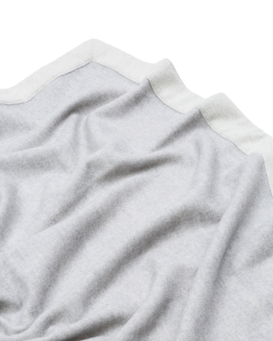 Afrodite coperta in pura lana merinos - Piazza e mezza 240x180 cm - Double 94"x70" in / Grigio Perla (701101-013-6010)