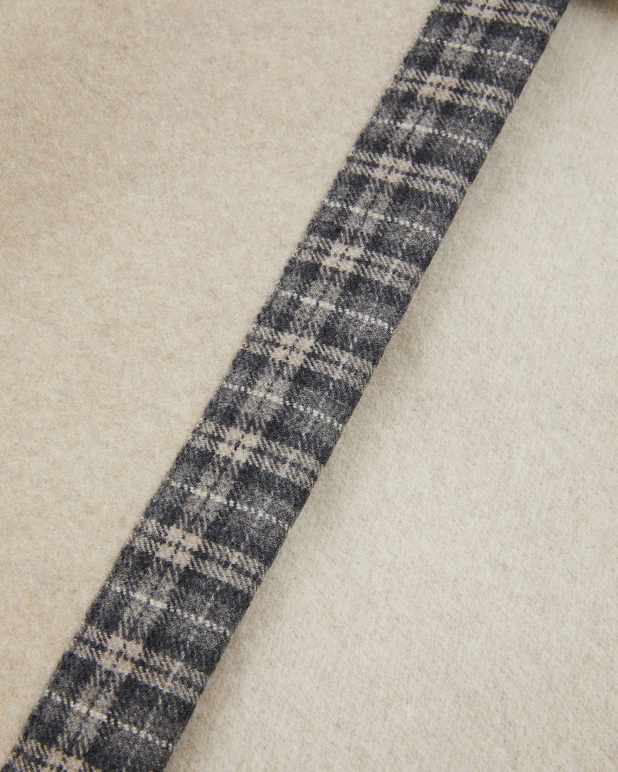 Courmayeur coperta cashmere e lana - Matrimoniale 220x250 cm - Queen 86"x98" in / Beige (701120-059-1000)