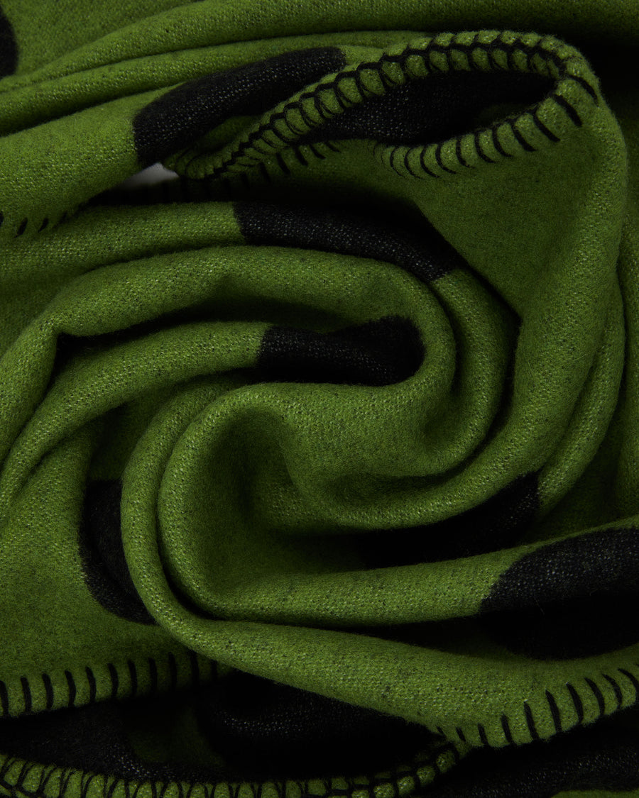 Triennale sciarpa in pura lana - 45x200 cm - 17"x78" in / Verde (780072-261-0005)
