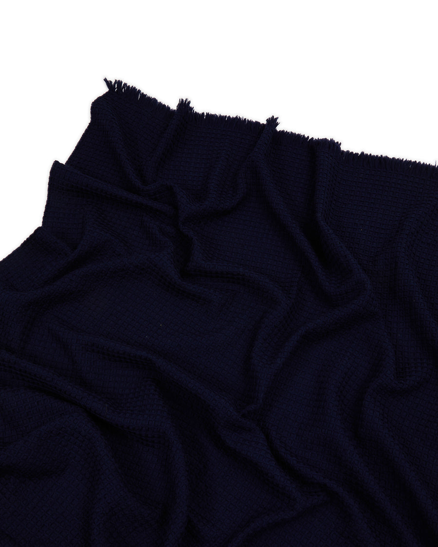 Nido d'ape plaid in lana