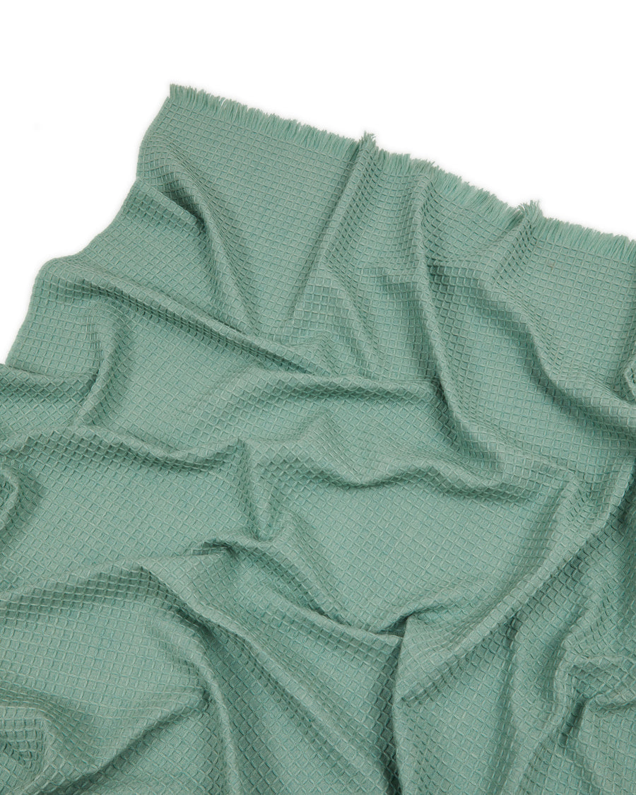 Nido d'ape plaid in lana