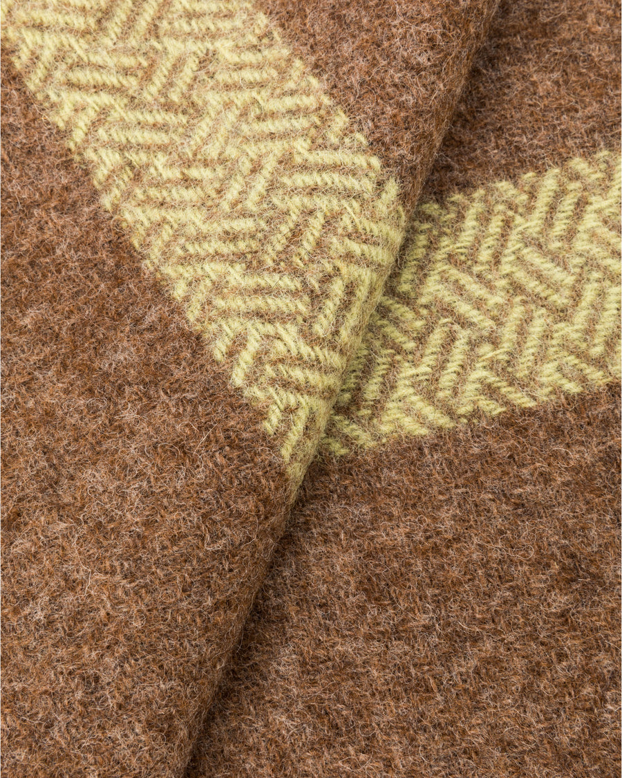 PL Brown plaid in pura lana
