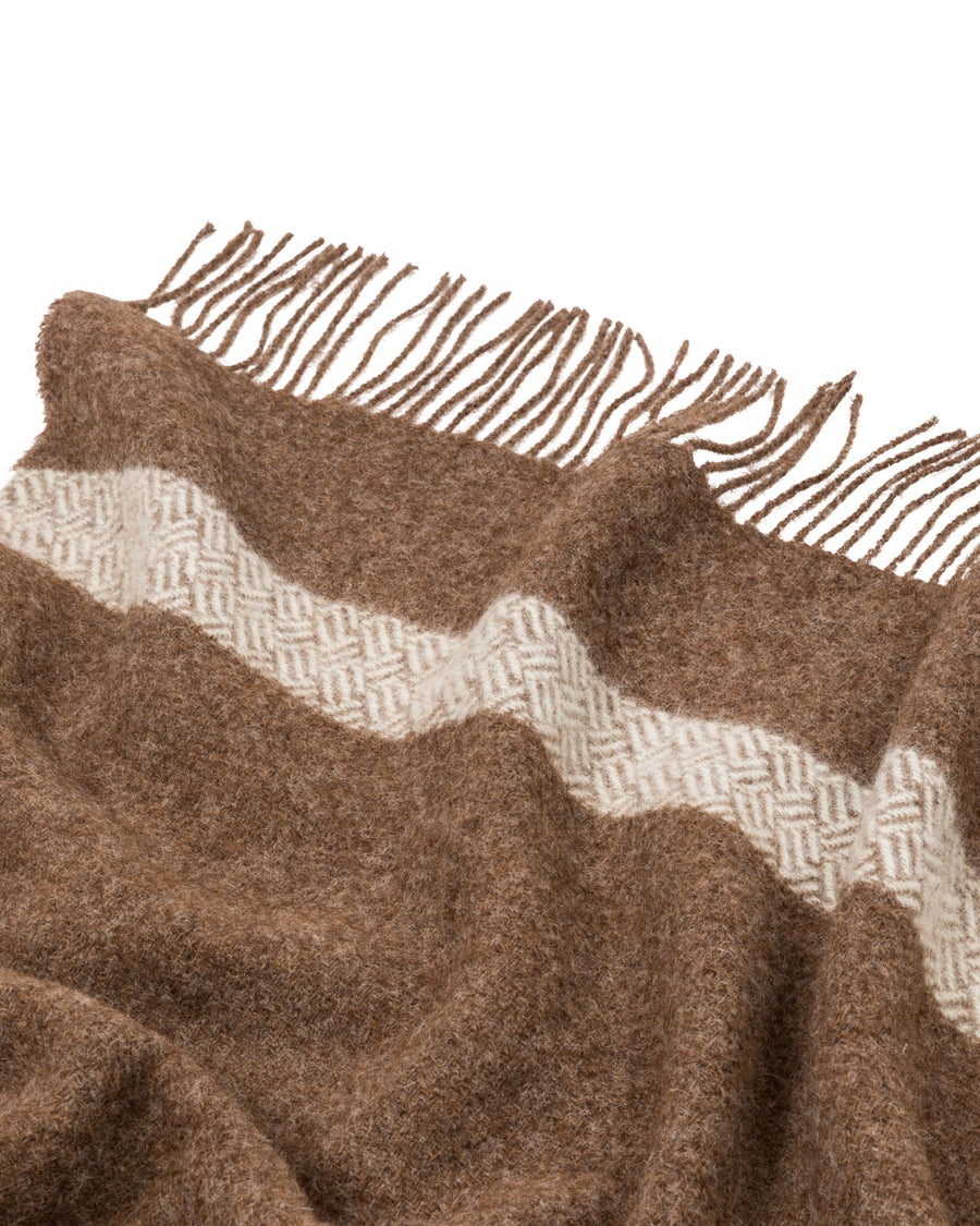 PL Brown plaid in pura lana