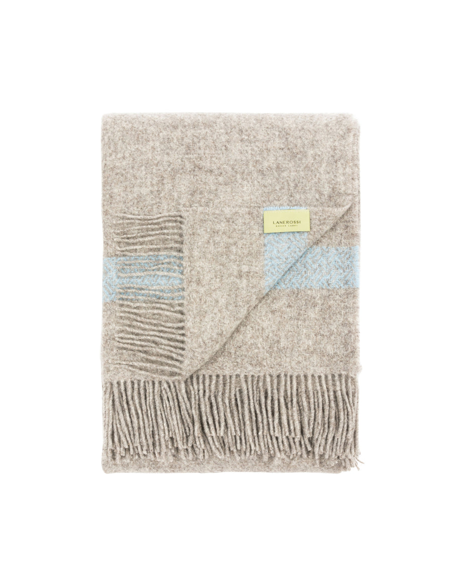 PL Brown plaid in pura lana