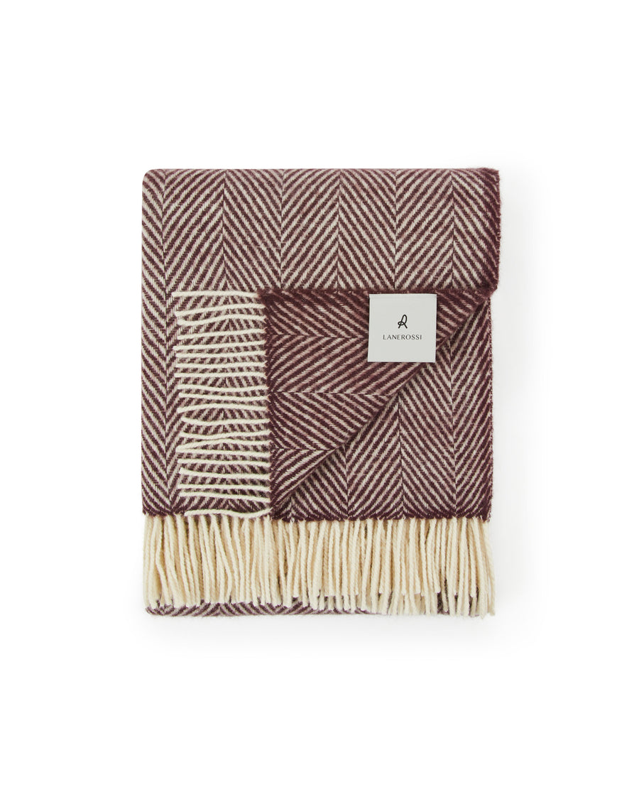 Iseo plaid in pura lana