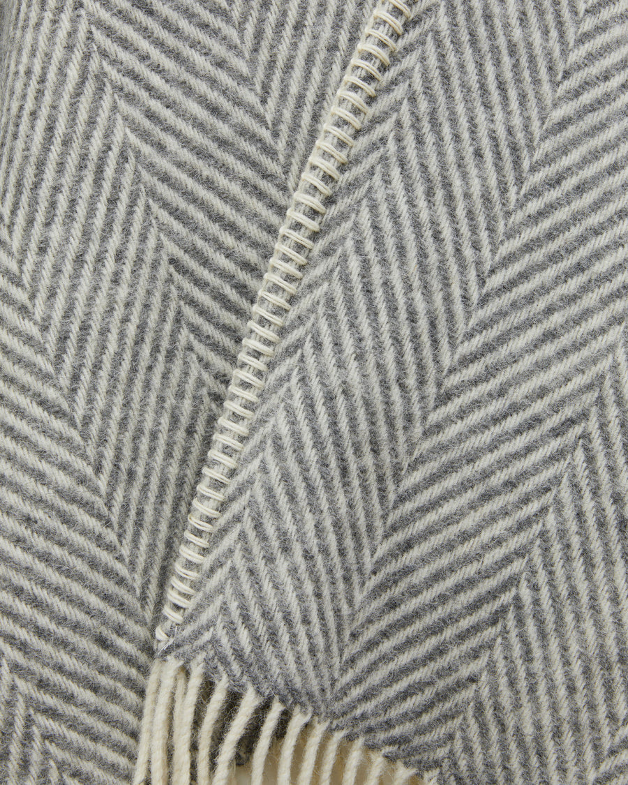 Iseo Spina poncho in pura lana
