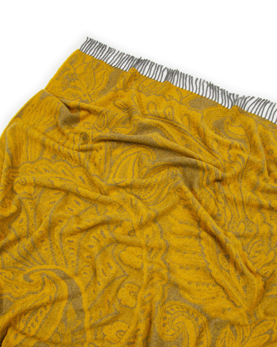 Bohemian plaid in pure cashmere