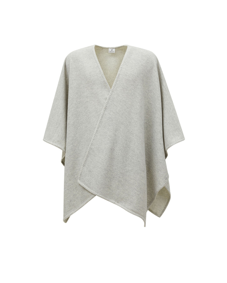 Margot poncho in misto lana