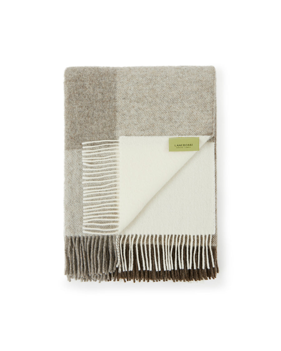 Uruguay Check plaid in puro Lambswool Merino GOTS