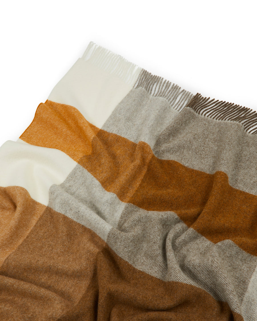 Uruguay Check plaid in puro Lambswool Merino GOTS