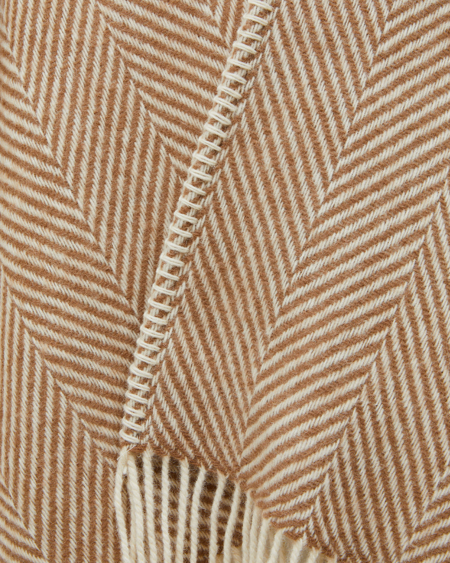 Iseo Spina poncho in pura lana