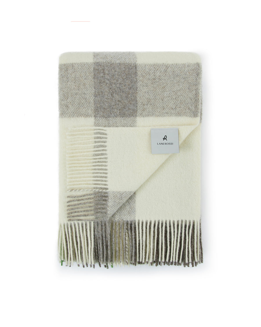 Nelson plaid in pura lana