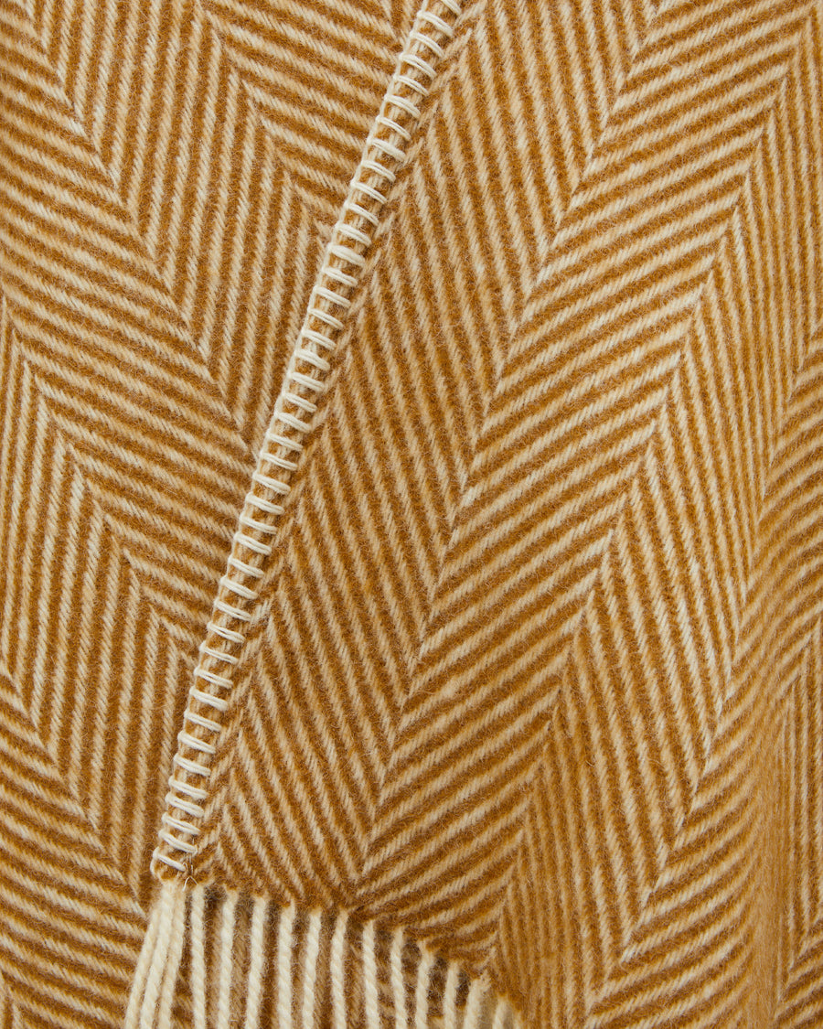 Iseo Spina poncho in pura lana
