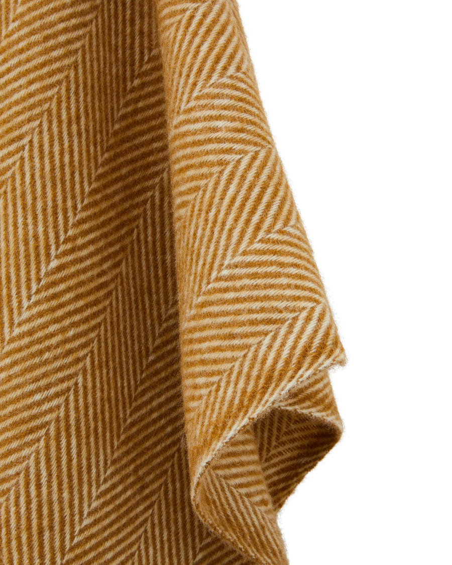 Iseo Spina poncho in pura lana