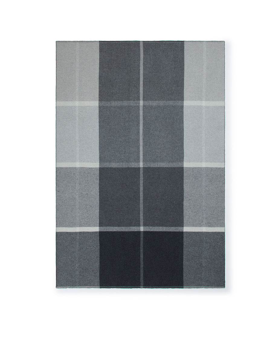 Ascot plaid in lana e cashmere