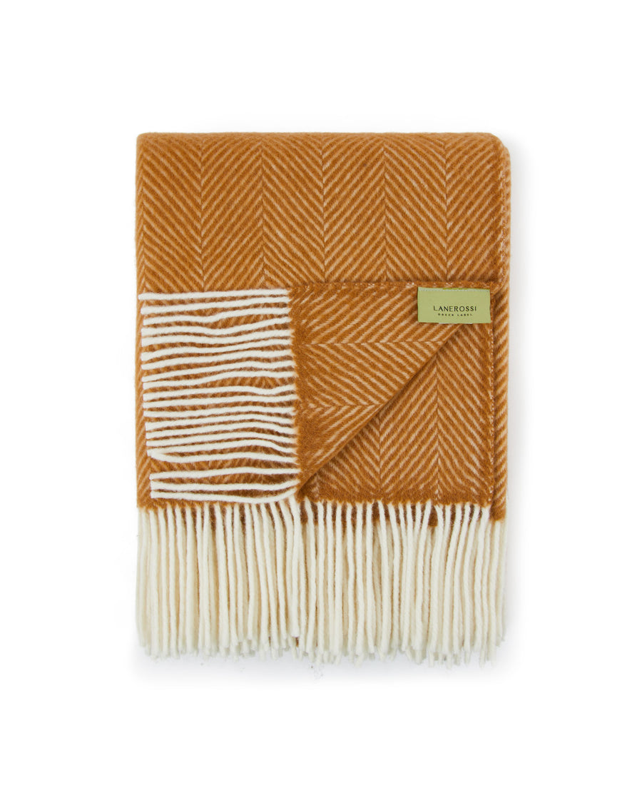 Uruguay Maxi plaid in puro Lambswool Merino GOTS