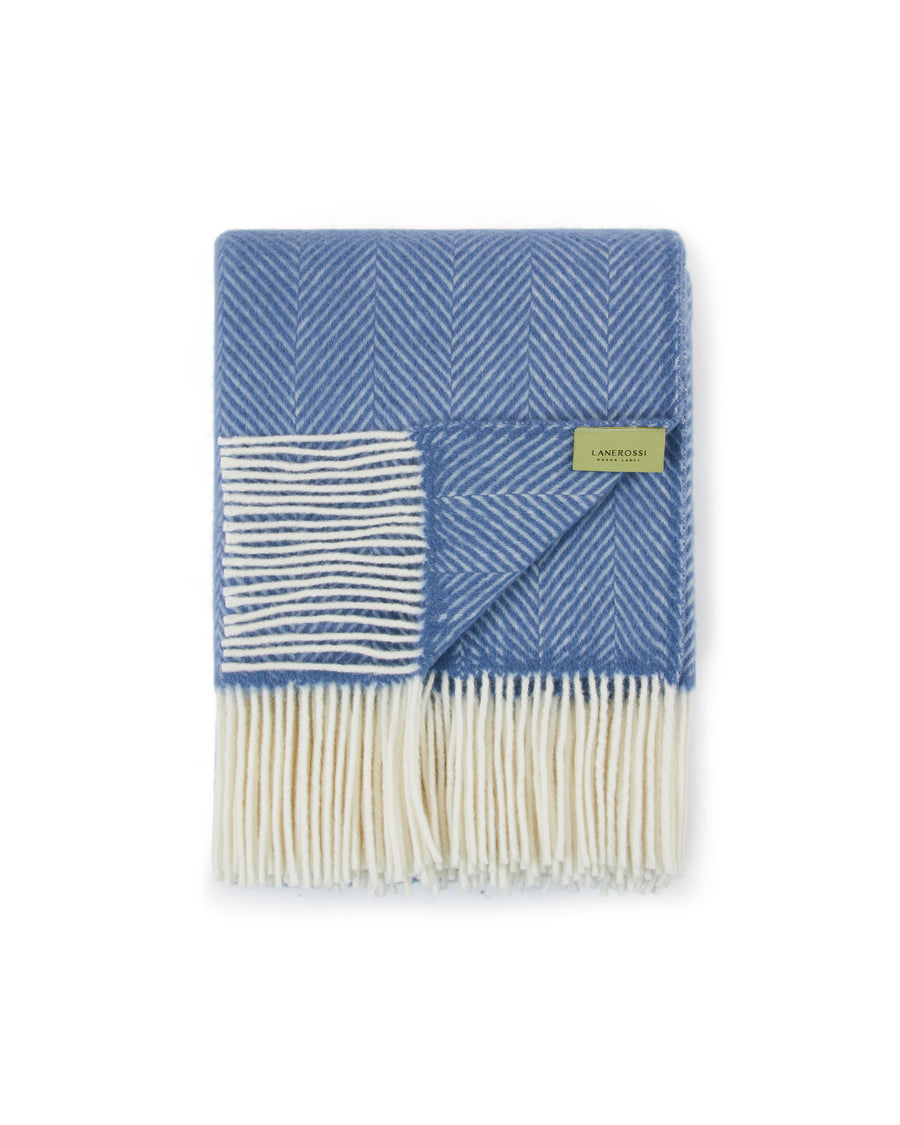 Uruguay Maxi plaid in puro Lambswool Merino GOTS