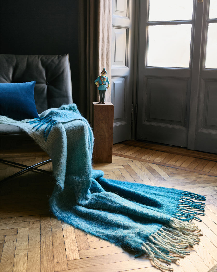 Degradé Check plaid in mohair