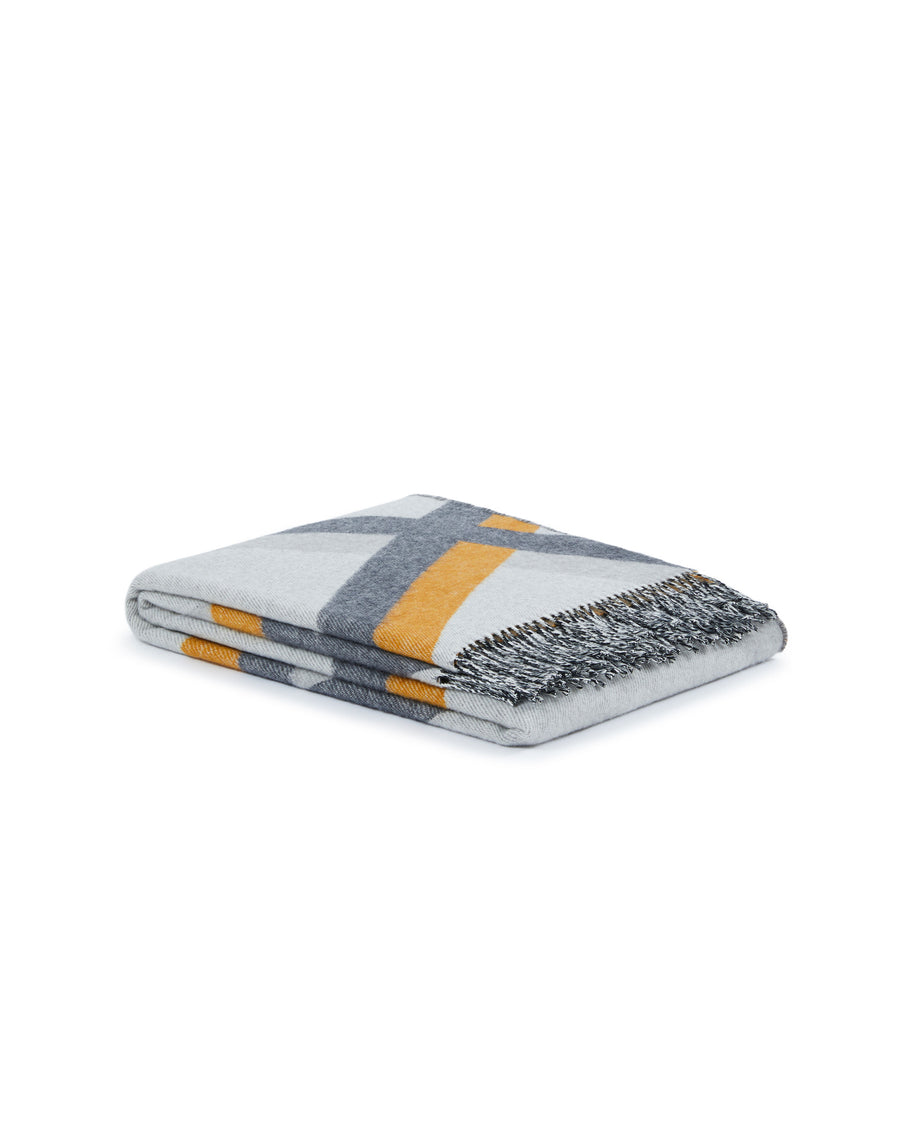 City plaid in lana e cotone