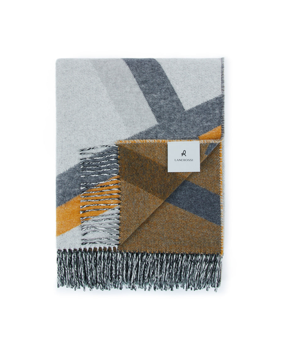 City plaid in lana e cotone
