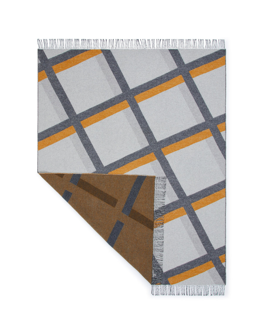 City plaid in lana e cotone