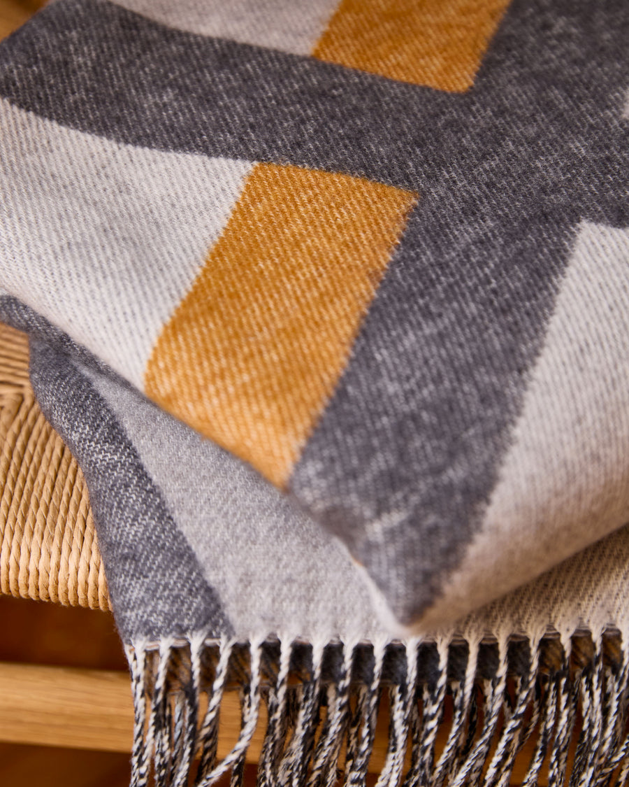 City plaid in lana e cotone