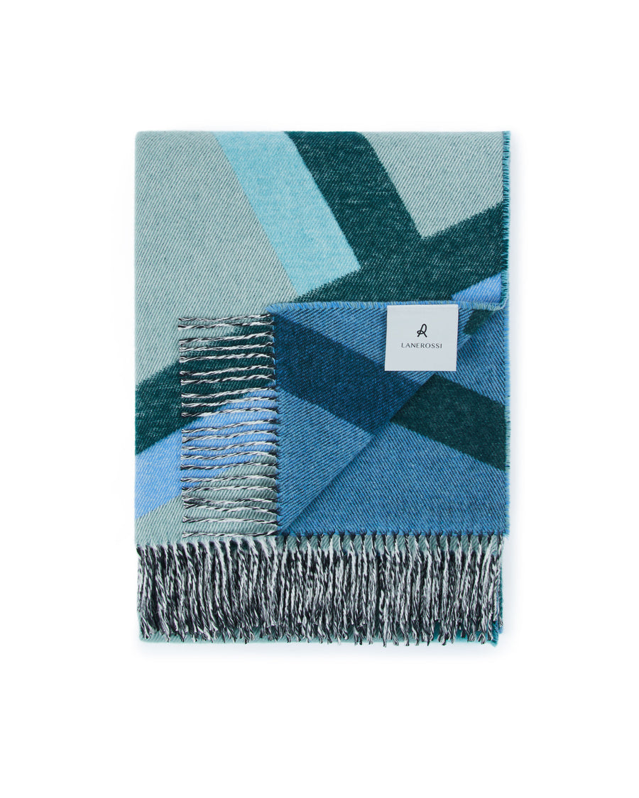 City plaid in lana e cotone