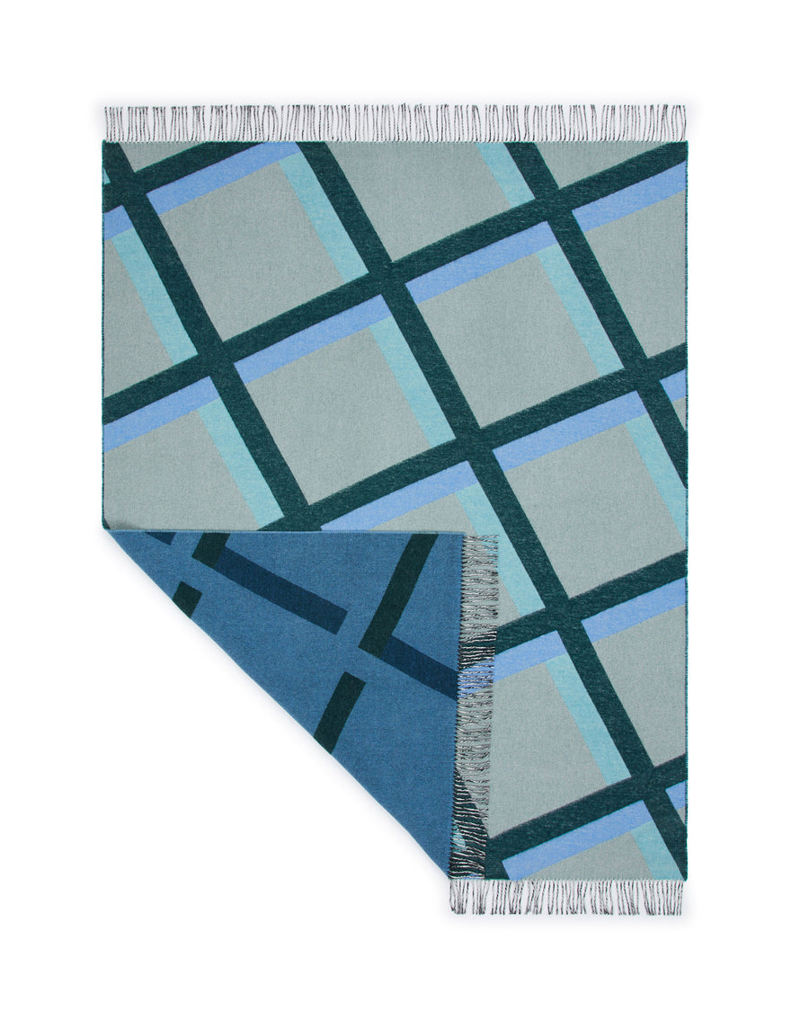 City plaid in lana e cotone