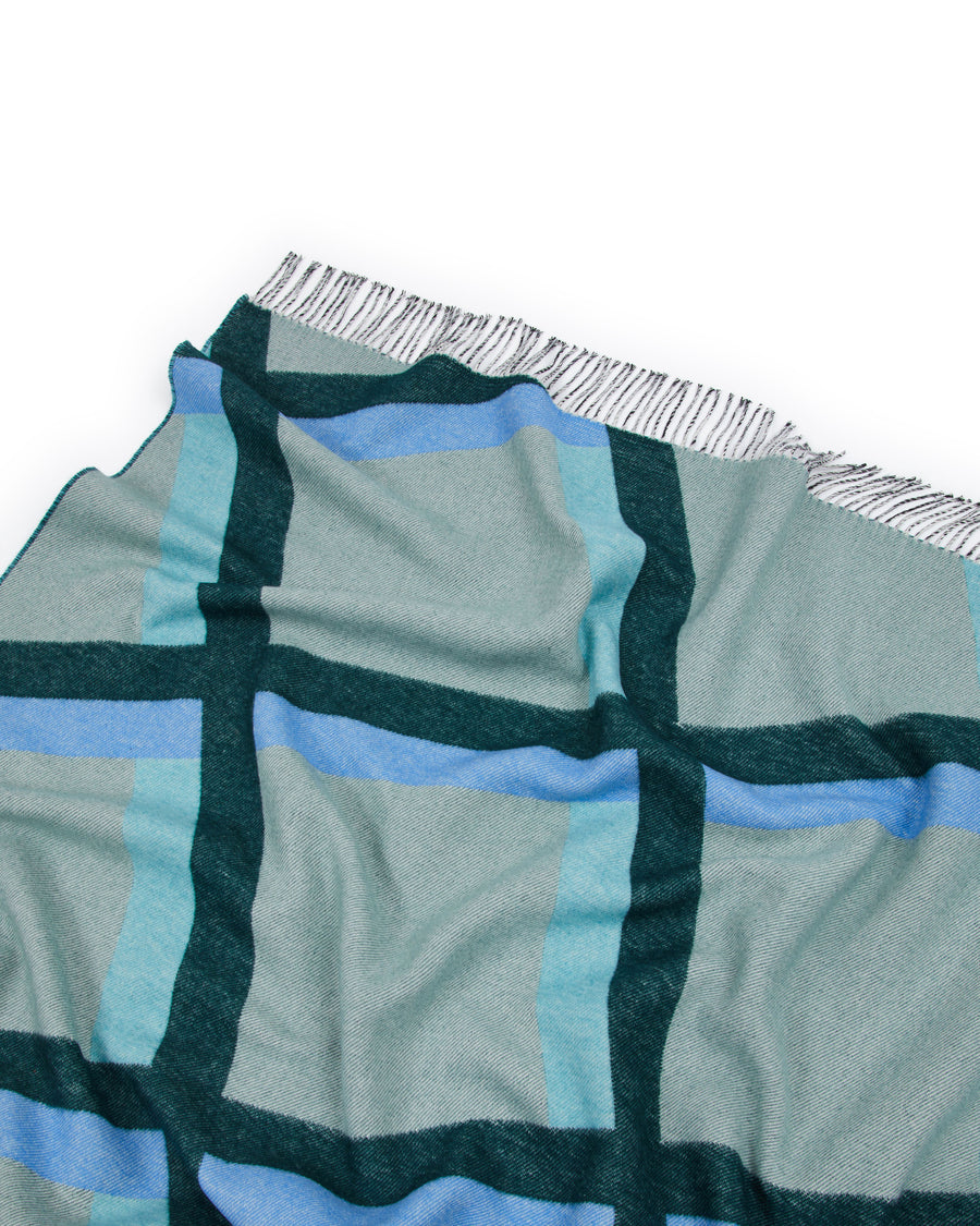 City plaid in lana e cotone