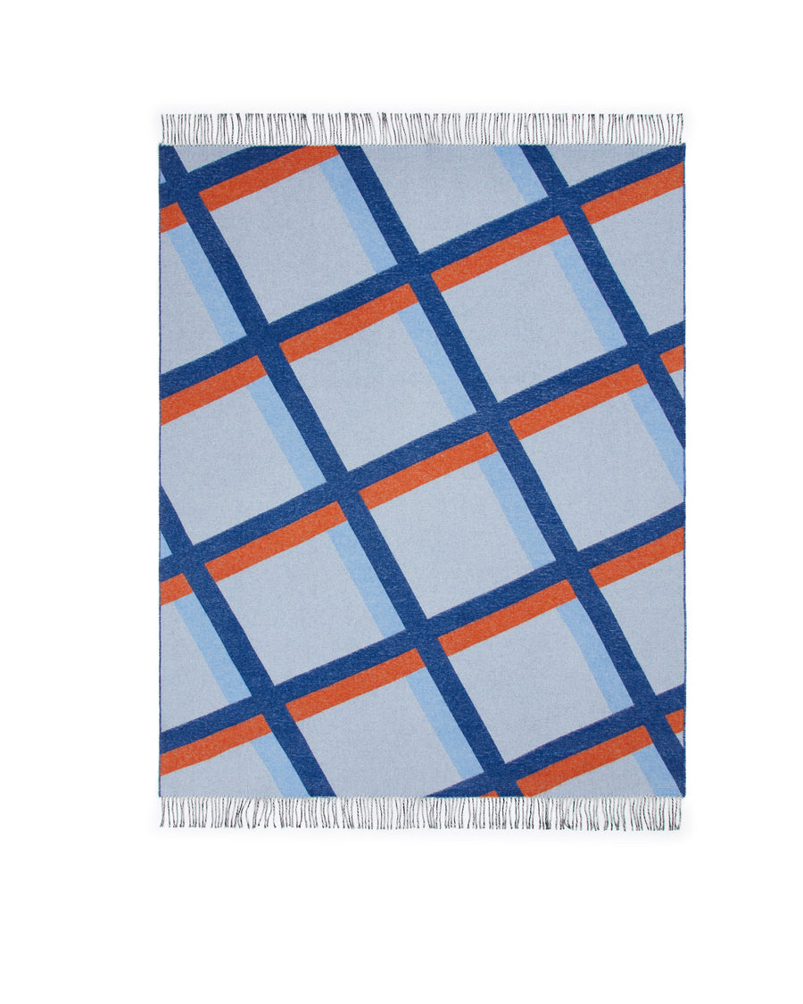 City plaid in lana e cotone