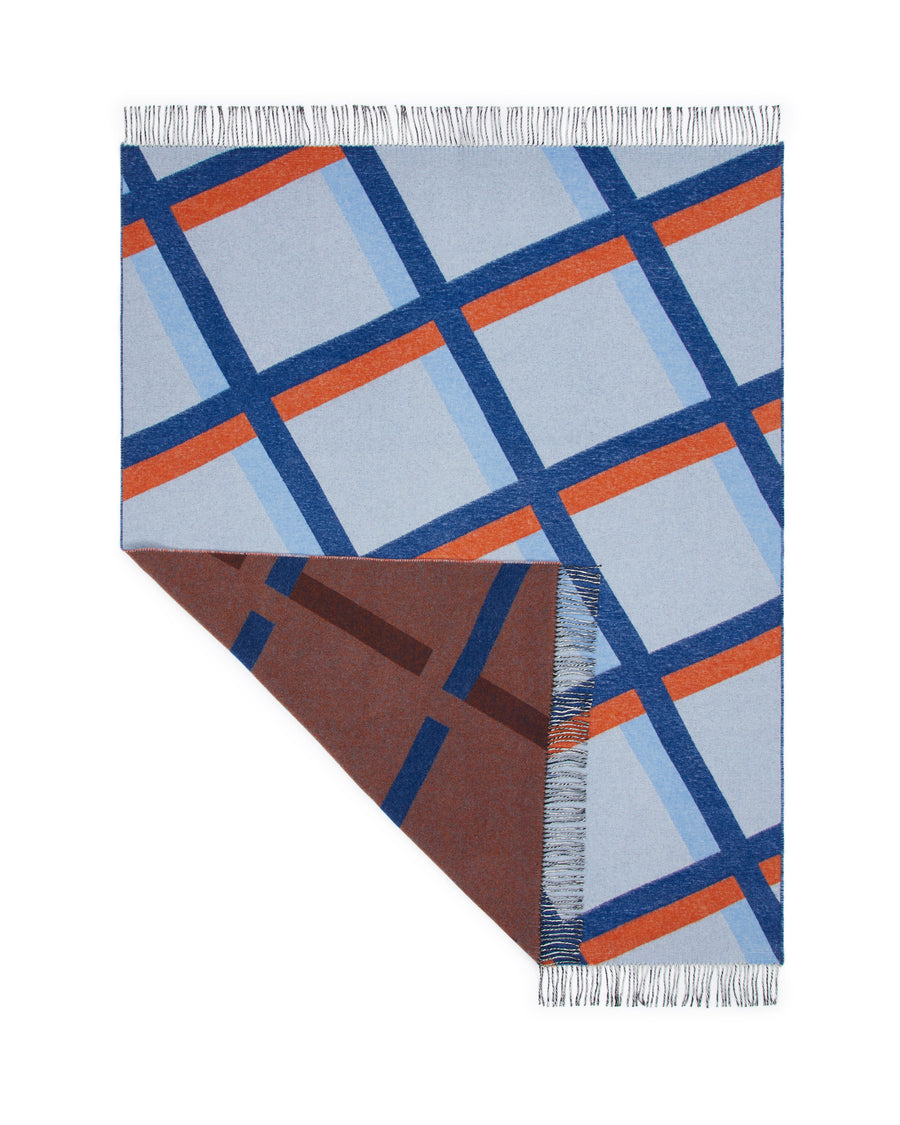 City plaid in lana e cotone