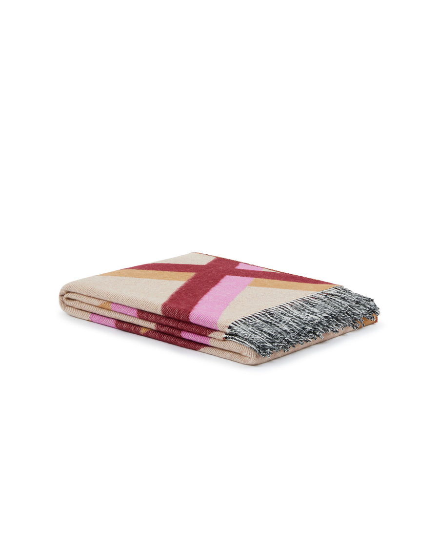 City plaid in lana e cotone
