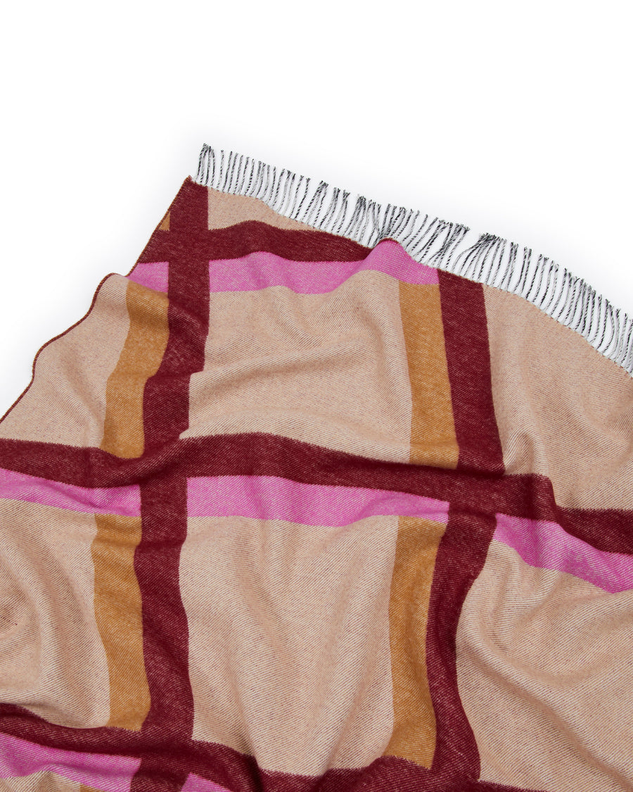 City plaid in lana e cotone