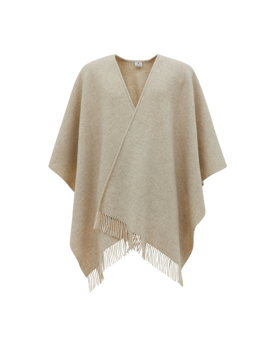 Kim poncho in misto lana cashmere