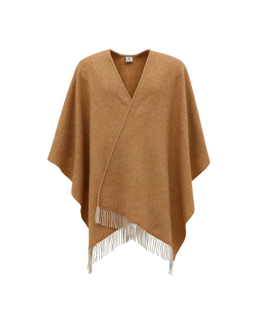 Kim poncho in misto lana cashmere