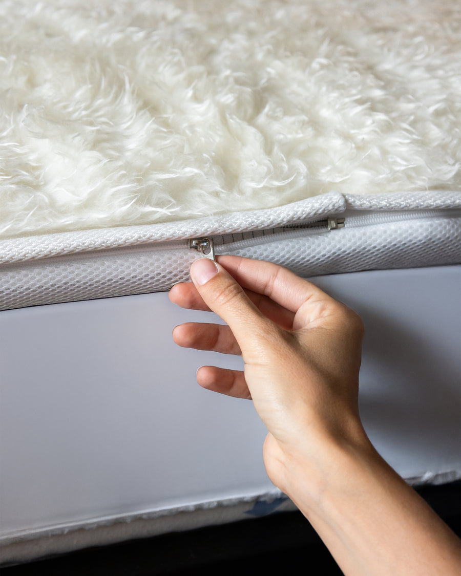 Morfeo topper in lana e seta