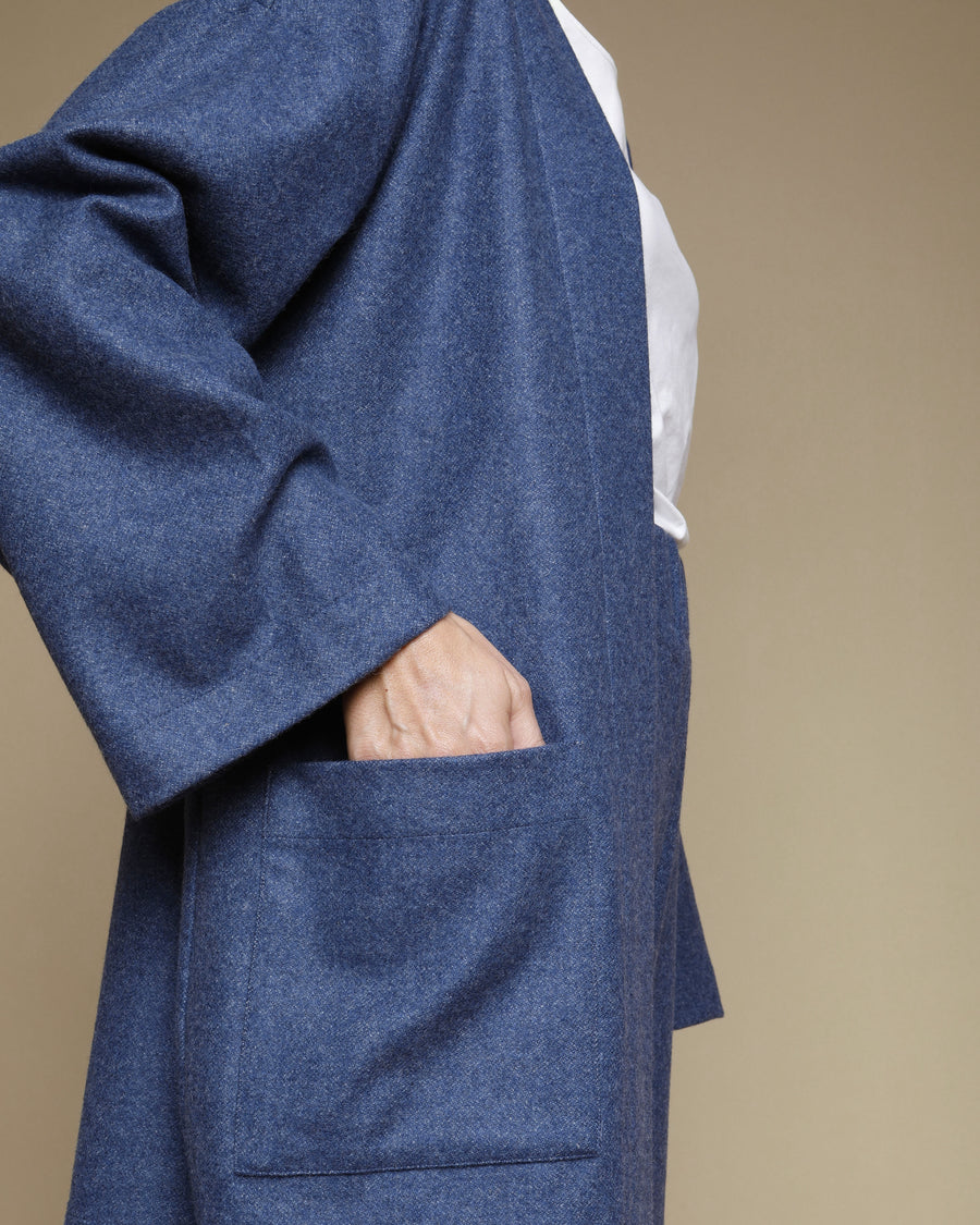 Cardigan Oversize in pura lana