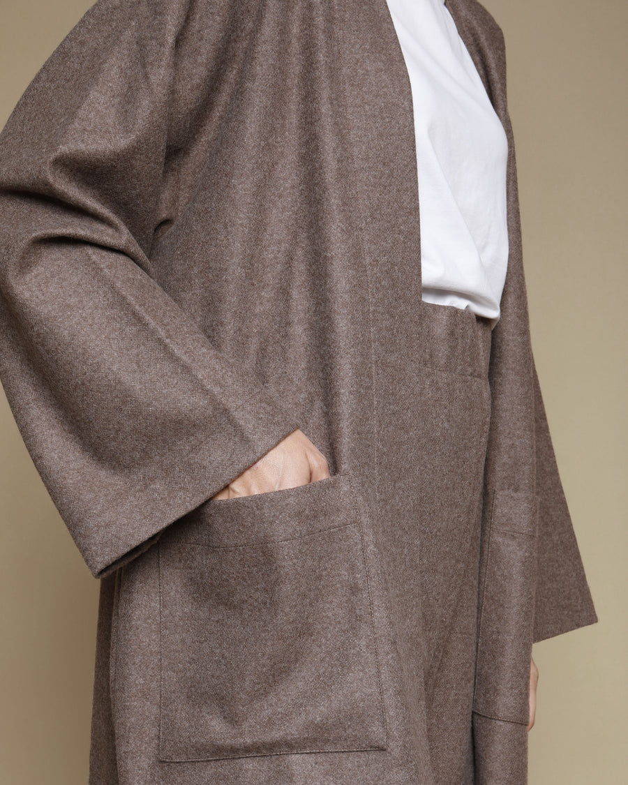 Cardigan Oversize in pura lana