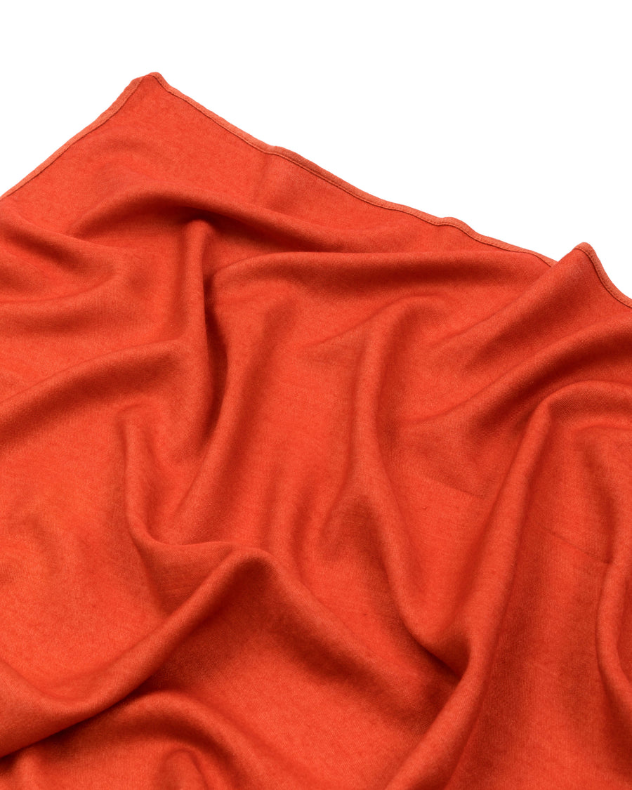 Beatrice stola in misto seta - 150x150 cm - 59"x59" in / Mattone (401277-160-7705)