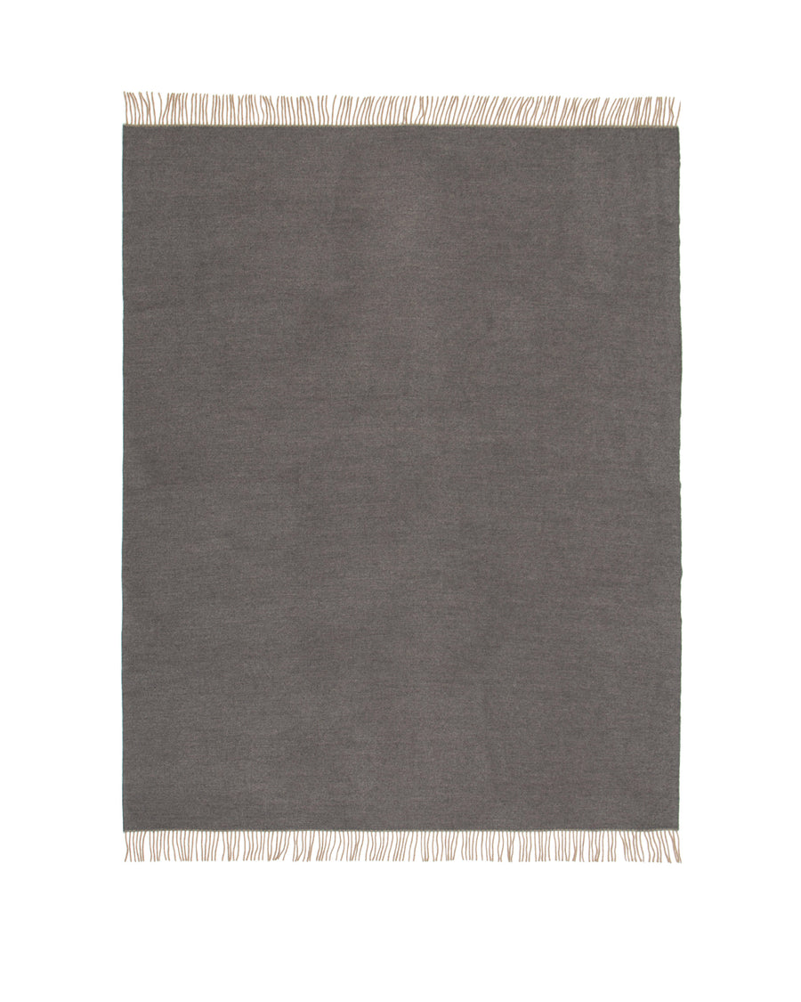 Torcello plaid in misto cashmere - 130x180 cm - 51"x70" in / Antracite (4772024003744)