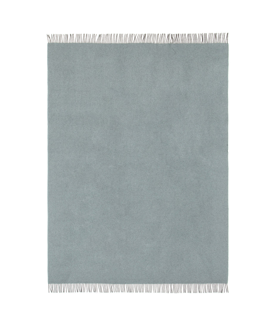 Everest color plaid in puro cashmere - 130x180 cm - 51"x70" in / Fumo (4772024004277)