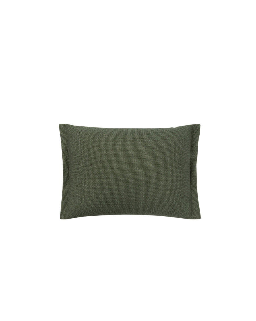 Cuscino Thiene in misto lino e cotone - 30x40 cm - 11.8"x15.7" in / Verde (4772024019608)