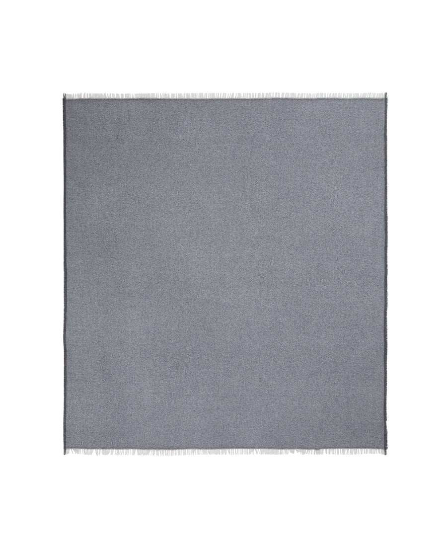 Elemento plaid cashmere e lana merinos extrafine - 130x180 cm - 51"x70" in / Blu (4772024023346)
