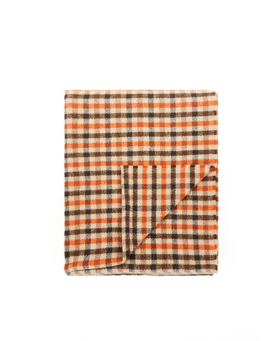 Stelvio plaid in misto lana - 130x160 cm - 51"x63" in / Arancio (4772024027450)