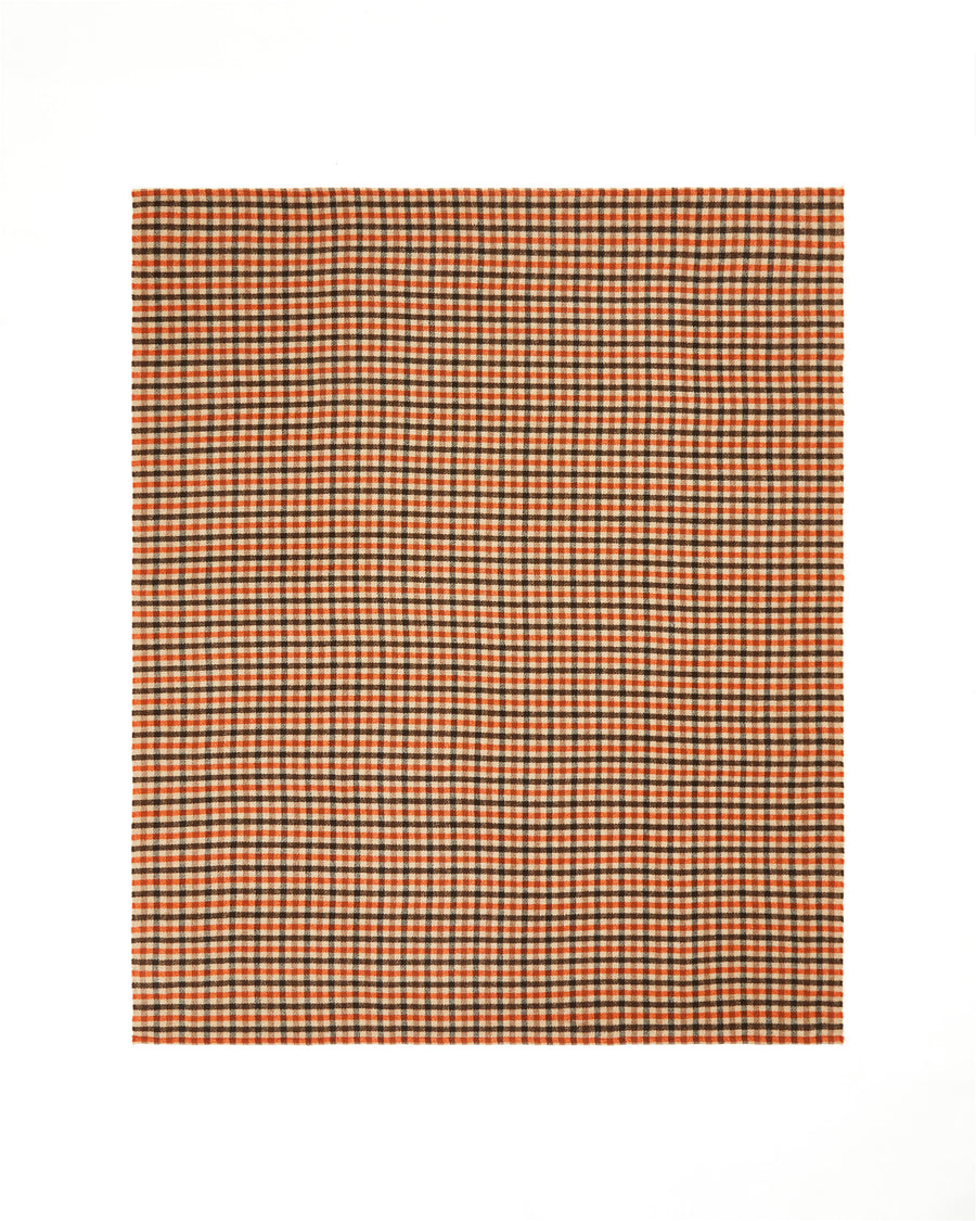 Stelvio plaid in misto lana - 130x160 cm - 51"x63" in / Arancio (4772024027450)